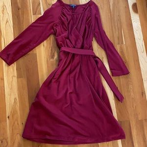 Lands’ End Dress Red